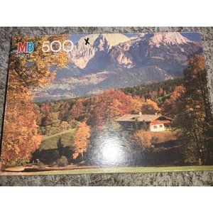 MB Milton Bradley 500 Piece Puzzle Near Berchtesgaden 1991